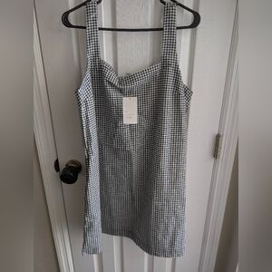 A New Day Black and White Gingham Dress